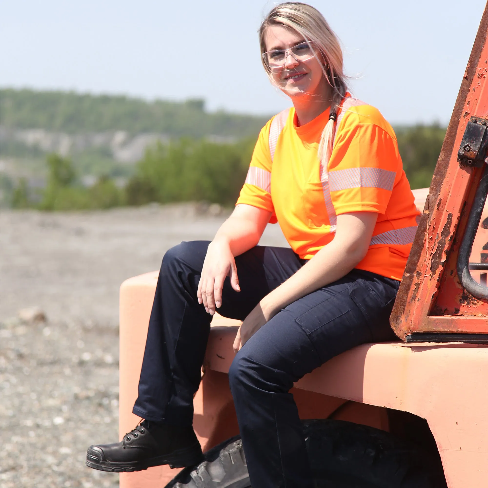 013EX - Pantalon de travail Cargo extensible pour femme||013EX - Stretch Cargo ladie's work pant