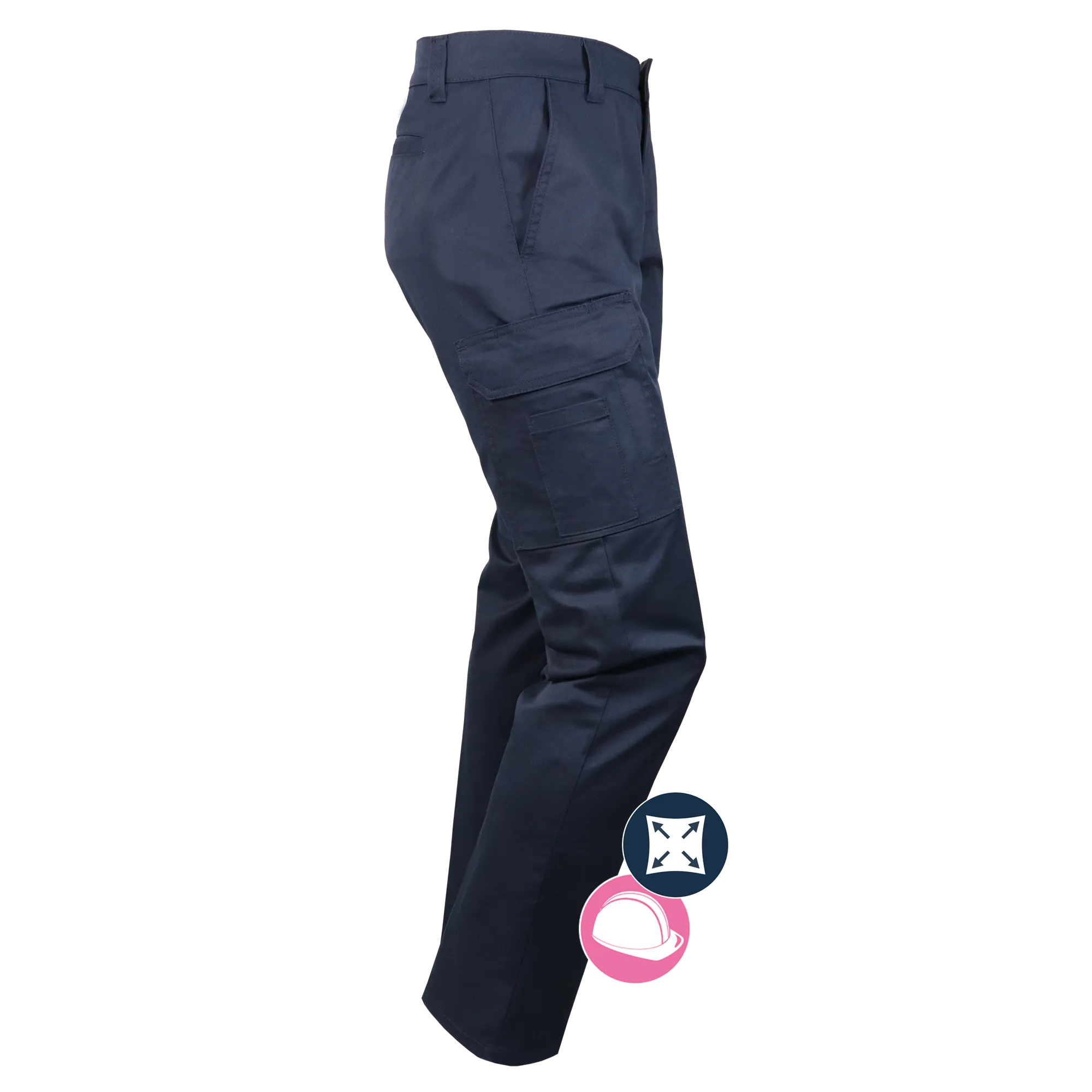 013EX - Pantalon de travail Cargo extensible pour femme||013EX - Stretch Cargo ladie's work pant