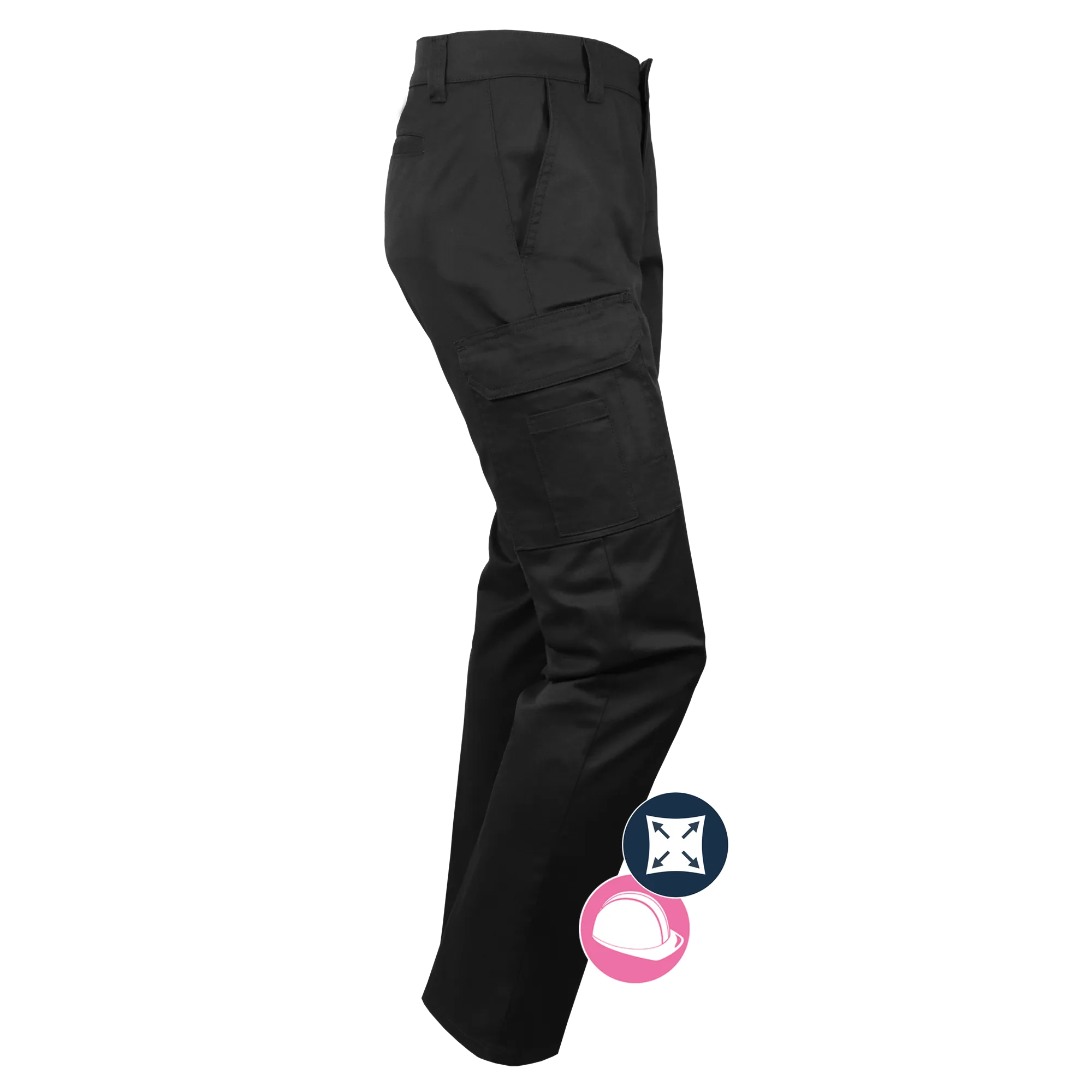 013EX - Pantalon de travail Cargo extensible pour femme||013EX - Stretch Cargo ladie's work pant