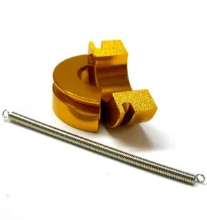 122273G 102273 1/10 Scale Alloy 2 Shoe Clutch Clip Set w Spring HSP Yellow