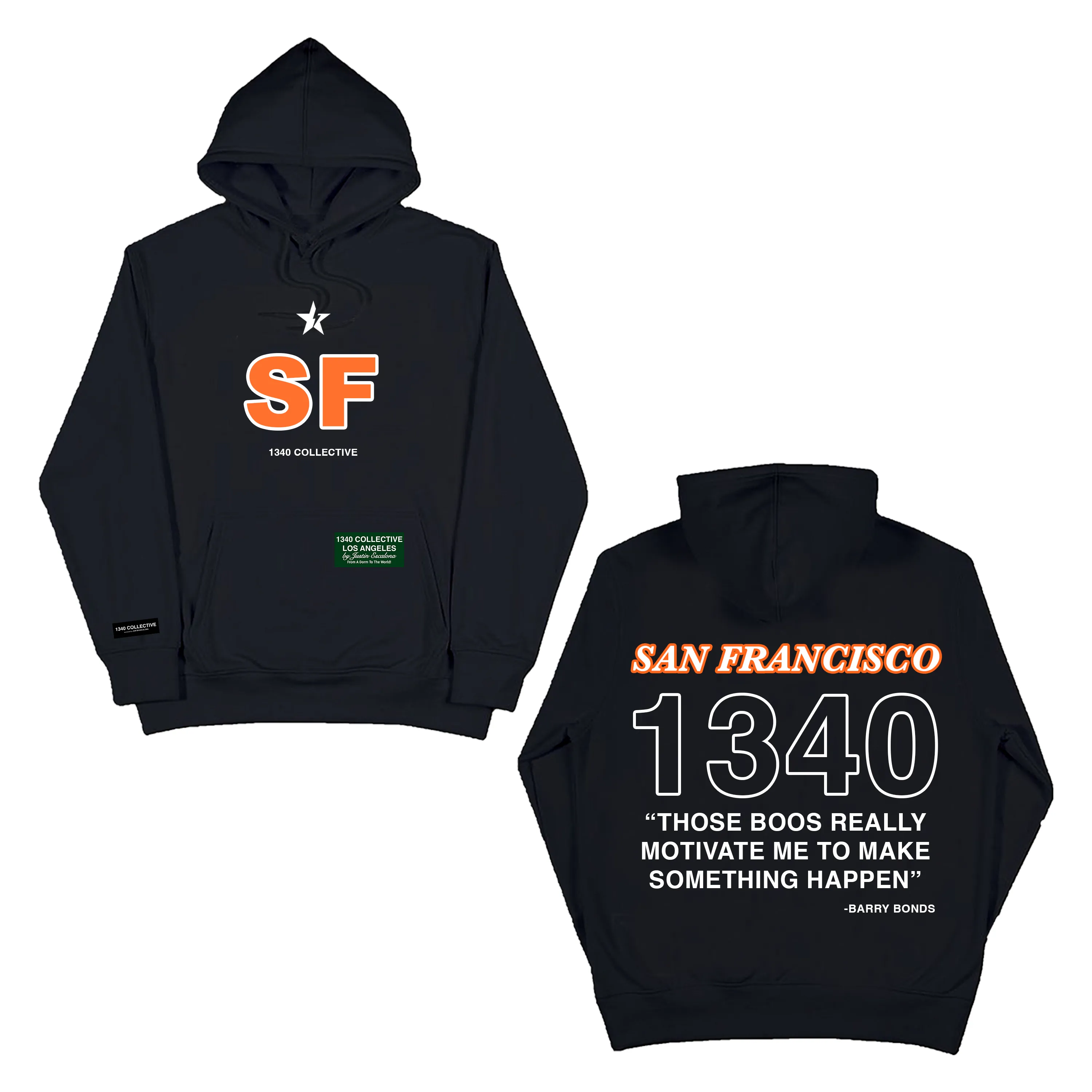 1340 SAN FRANCISCO ORANGE - HOODIE