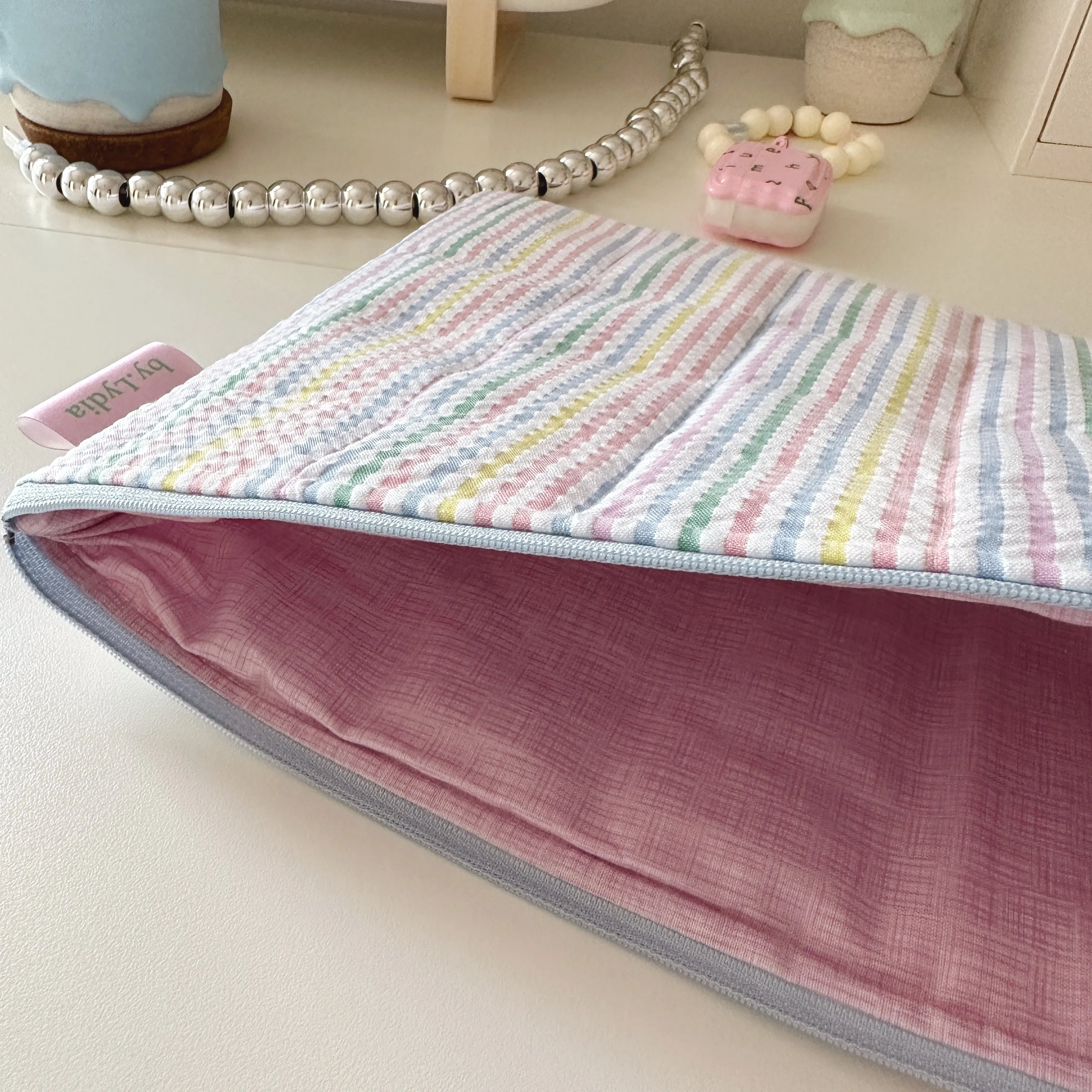 13" Laptop Pouch - Summer Stripe