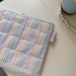 13" Laptop Pouch - Summer Stripe