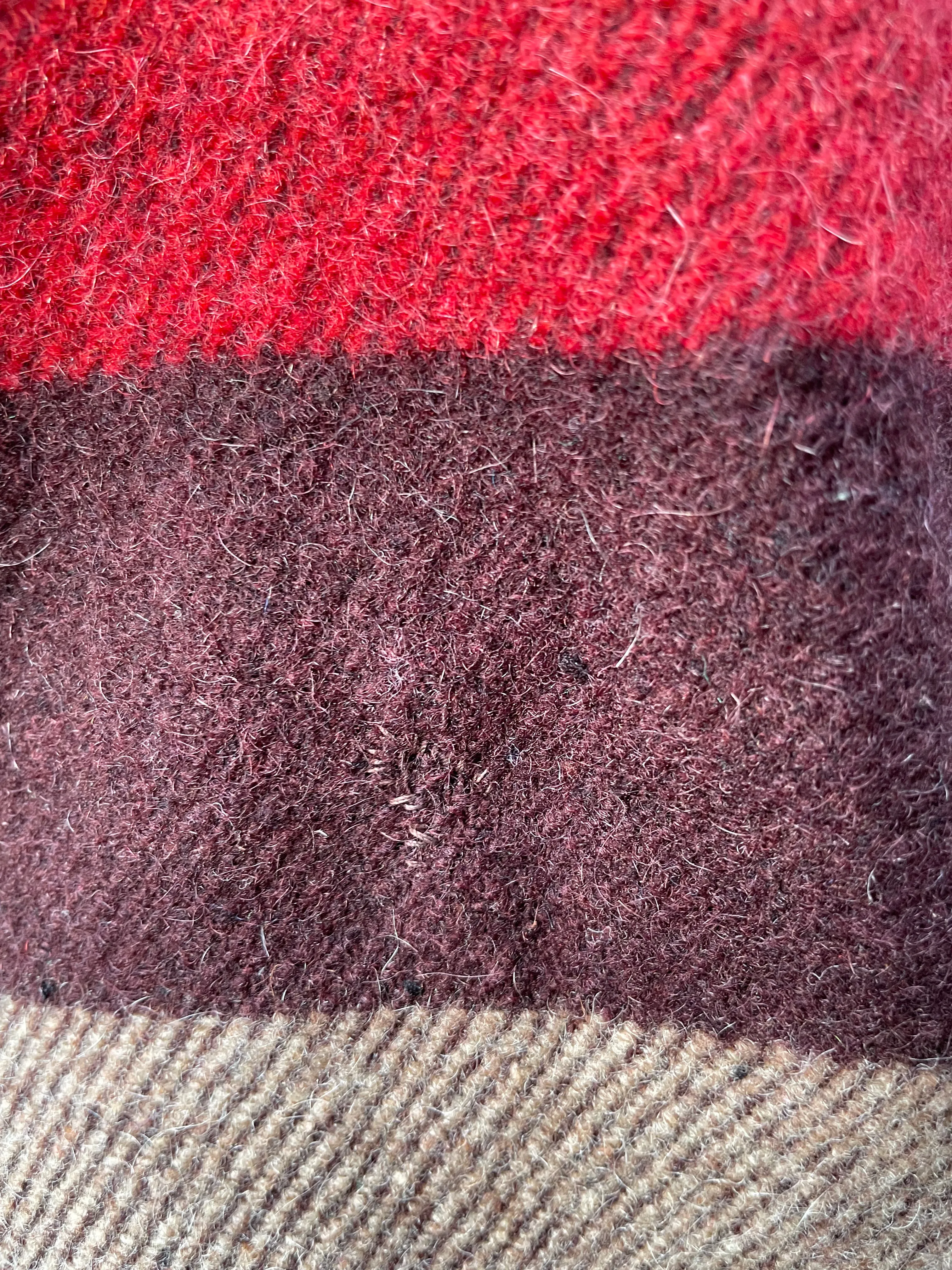 1930s Double Breasted Mackinaw Striped Wool Blanket Jacket