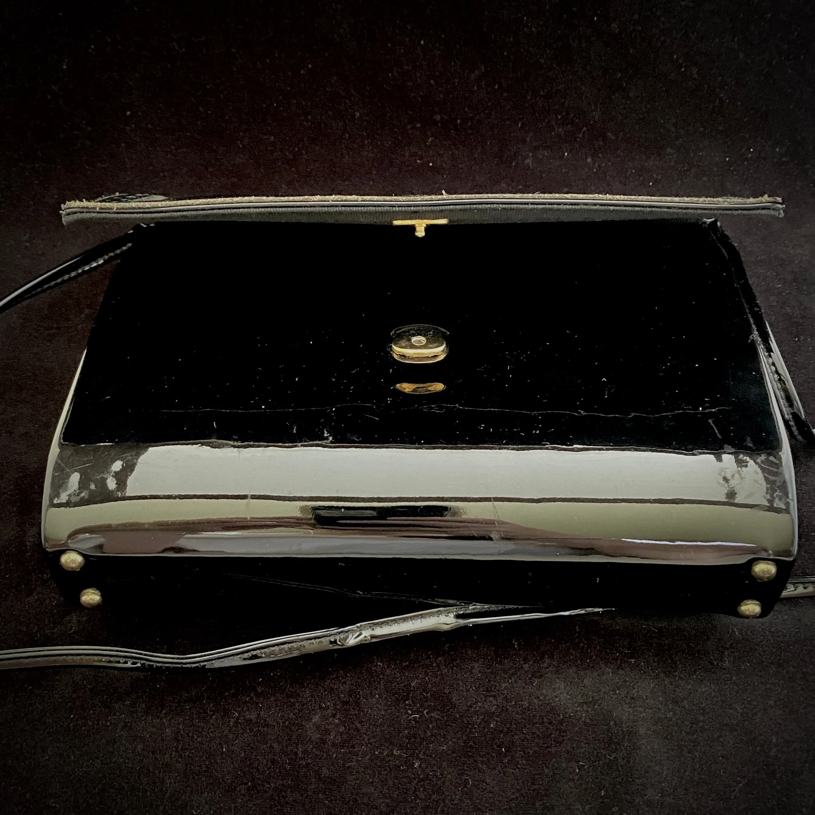1960s Coblentz Original Patent Leather Clutch/Purse