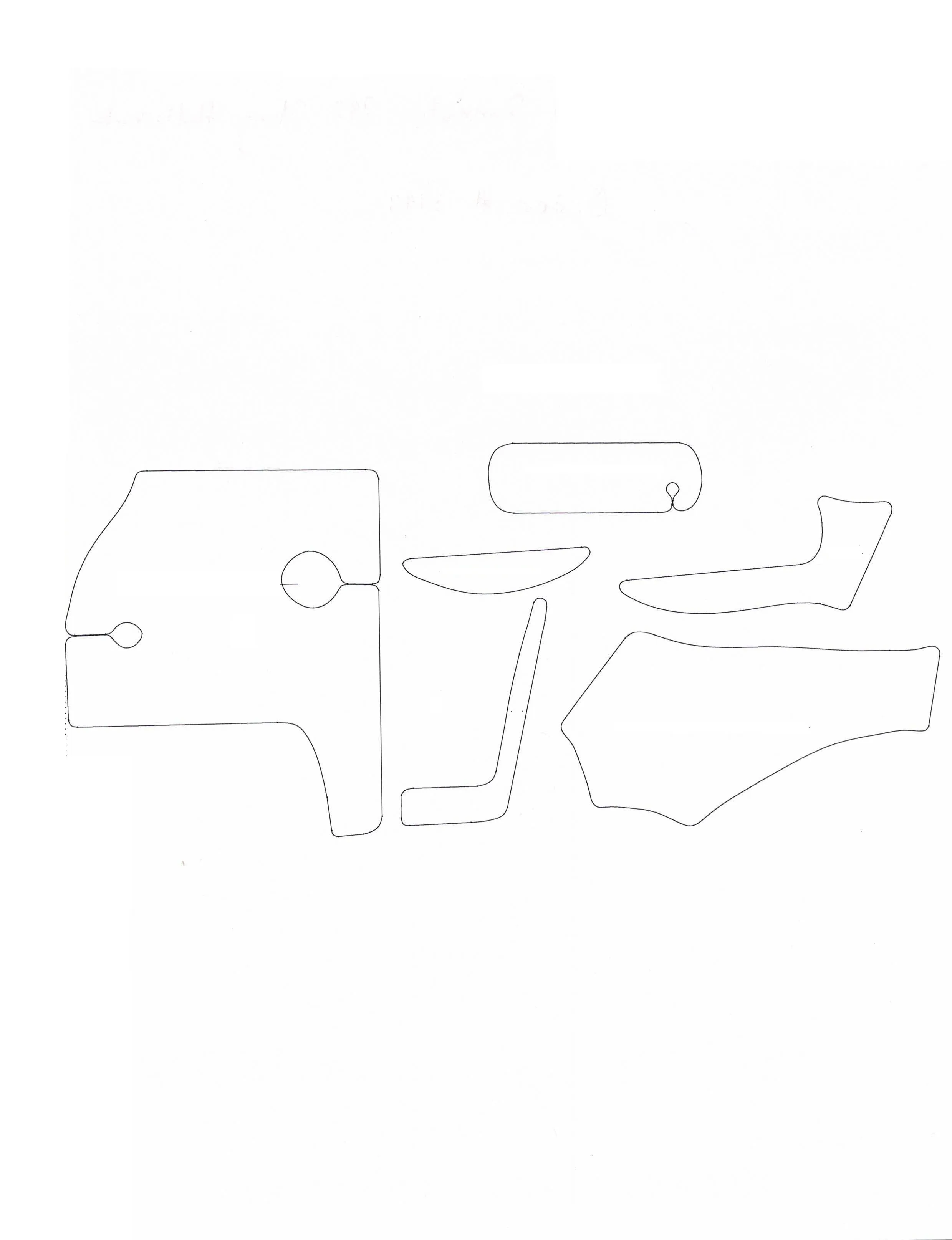 1999-2001 Chaparral Sunesta 232 Snap in Boat Carpet