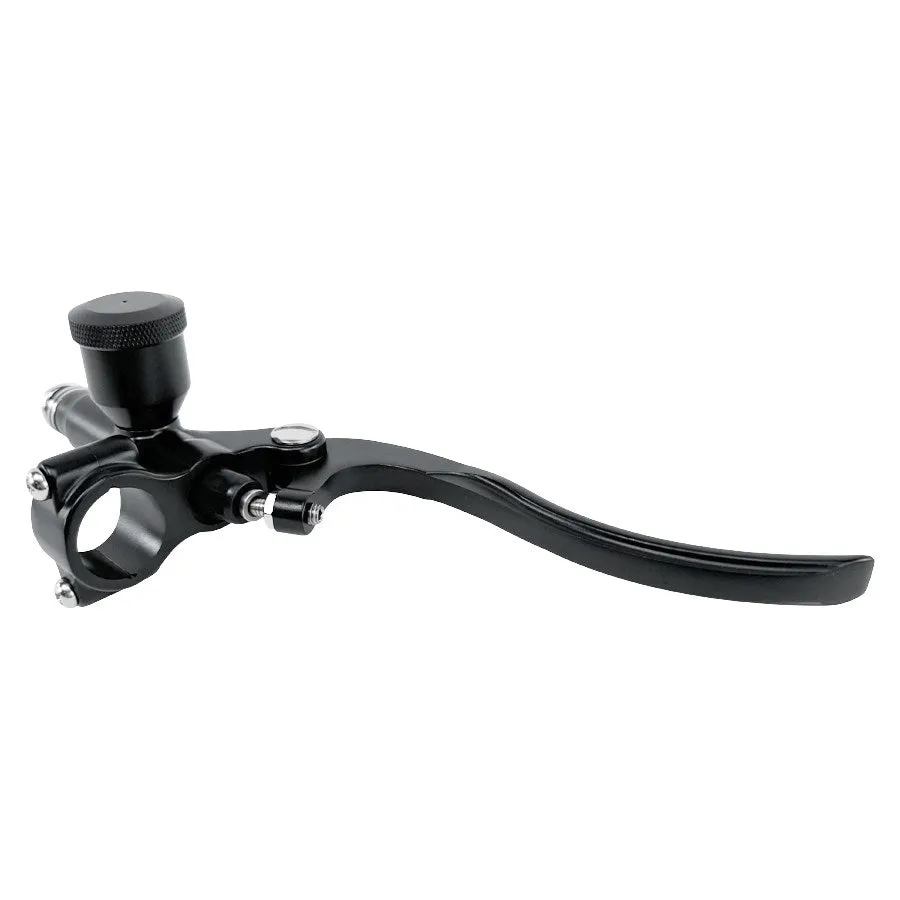 1" Vintage Deco Handlebar Control Kit with Master Cylinder & Clutch (Black) Harley and Custom Moto
