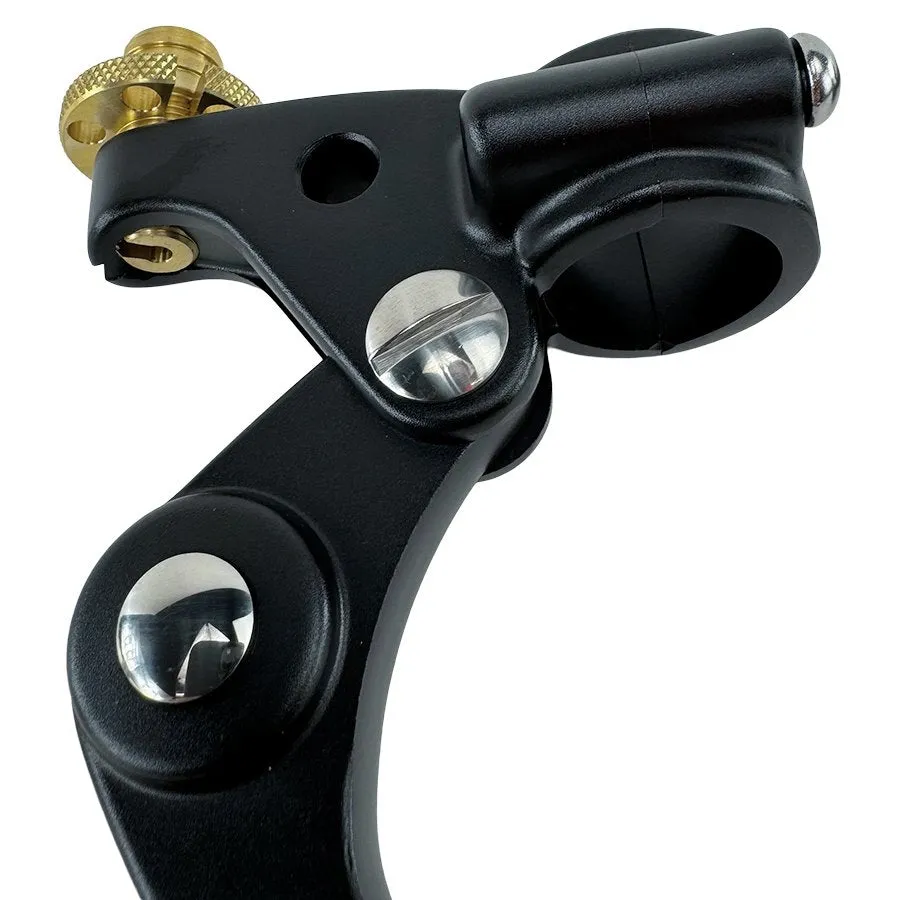 1" Vintage Deco Handlebar Control Kit with Master Cylinder & Clutch (Black) Harley and Custom Moto