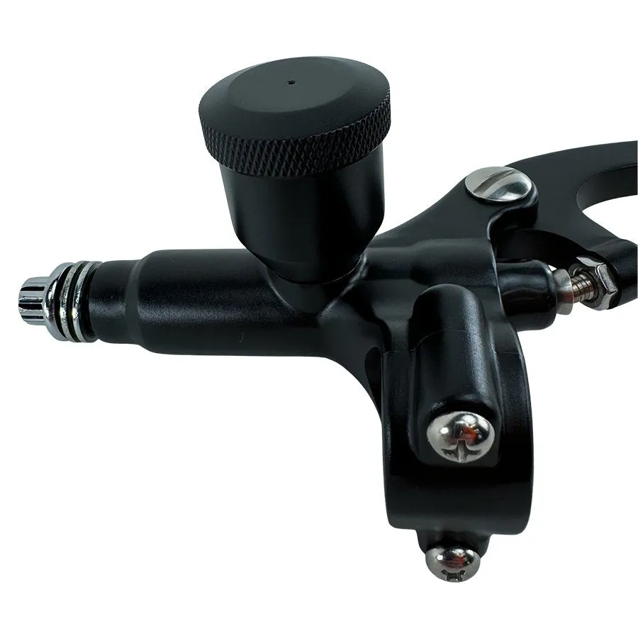 1" Vintage Deco Handlebar Control Kit with Master Cylinder & Clutch (Black) Harley and Custom Moto
