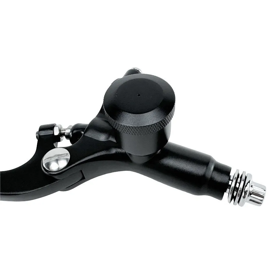 1" Vintage Deco Handlebar Control Kit with Master Cylinder & Clutch (Black) Harley and Custom Moto