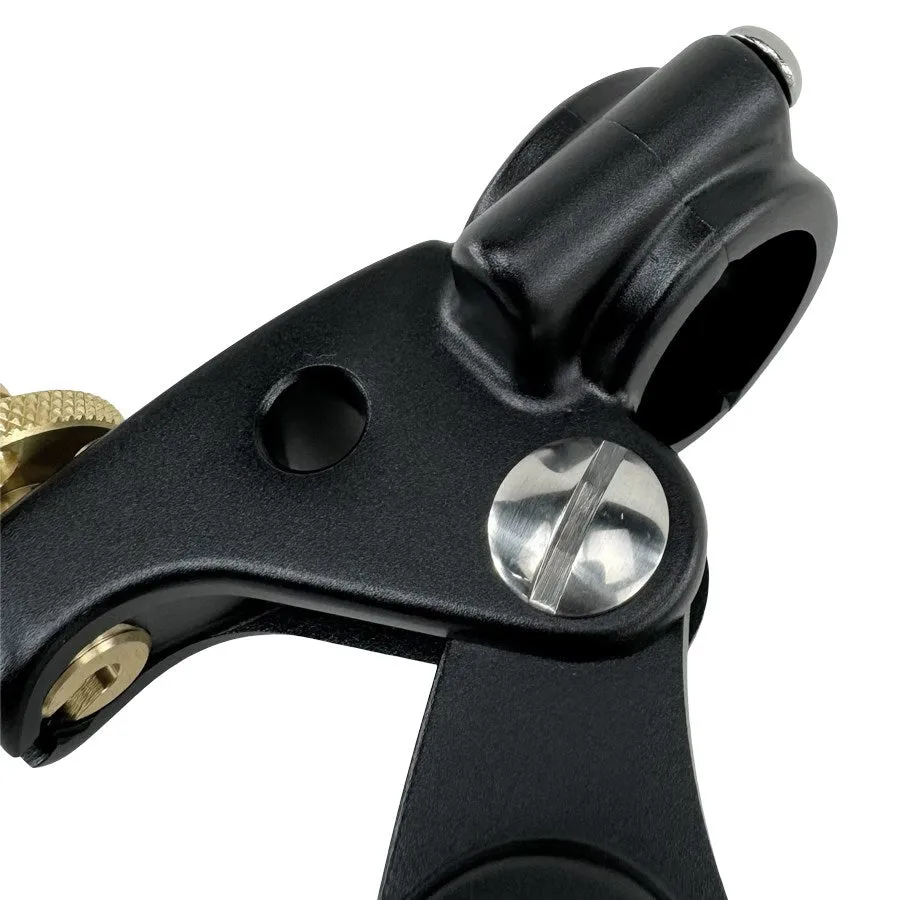 1" Vintage Deco Handlebar Control Kit with Master Cylinder & Clutch (Black) Harley and Custom Moto