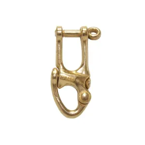 2" Fixed D Snap Shackle Bronze