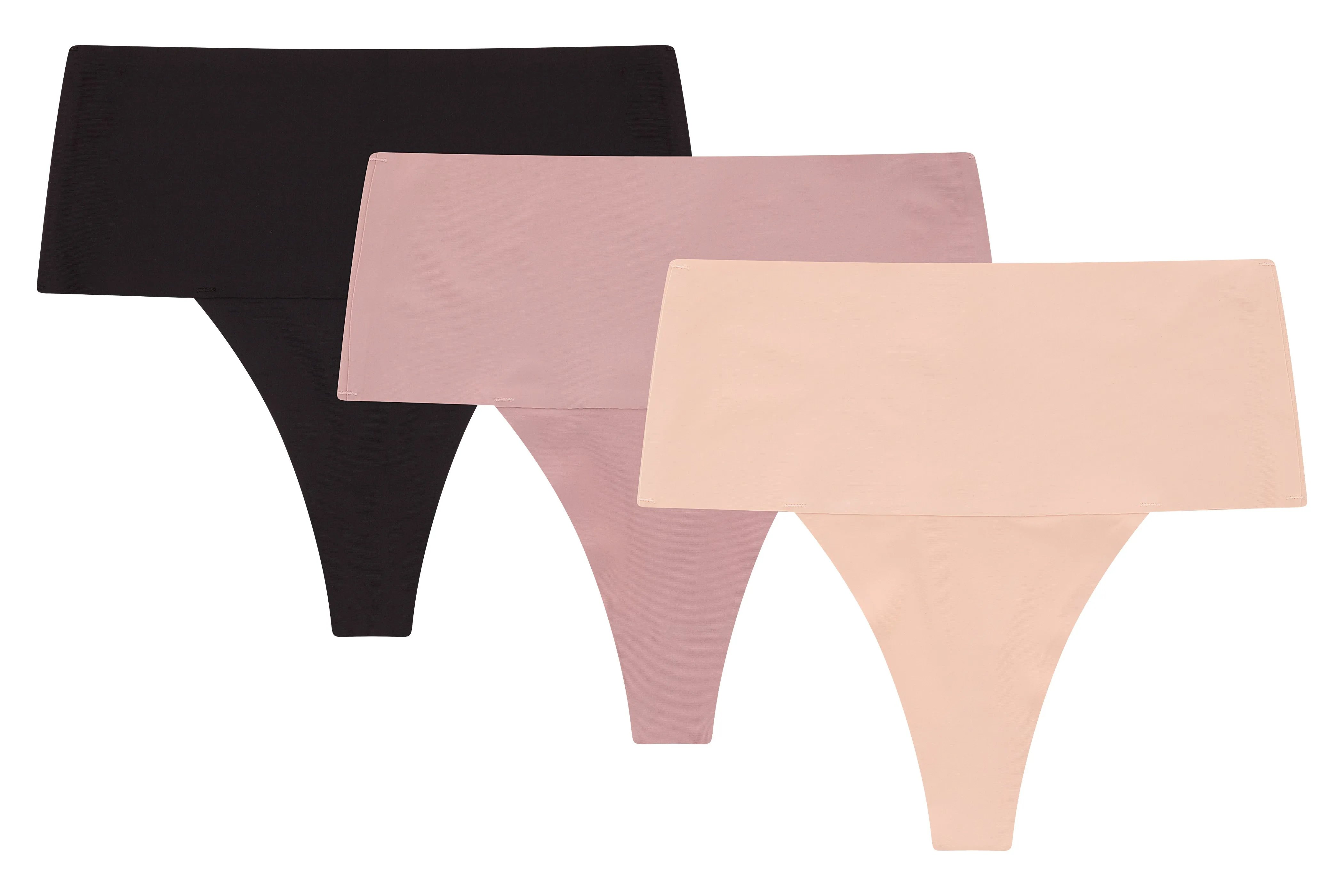 3 Pack High Waist Shaping Thongs