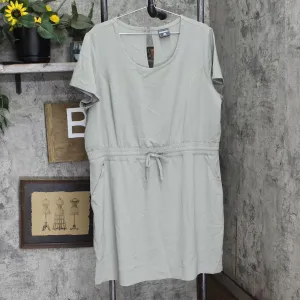 32 Degrees Womens Ladies' Soft Twill Drawstring Dress 1748960 Shadow Green 2XL