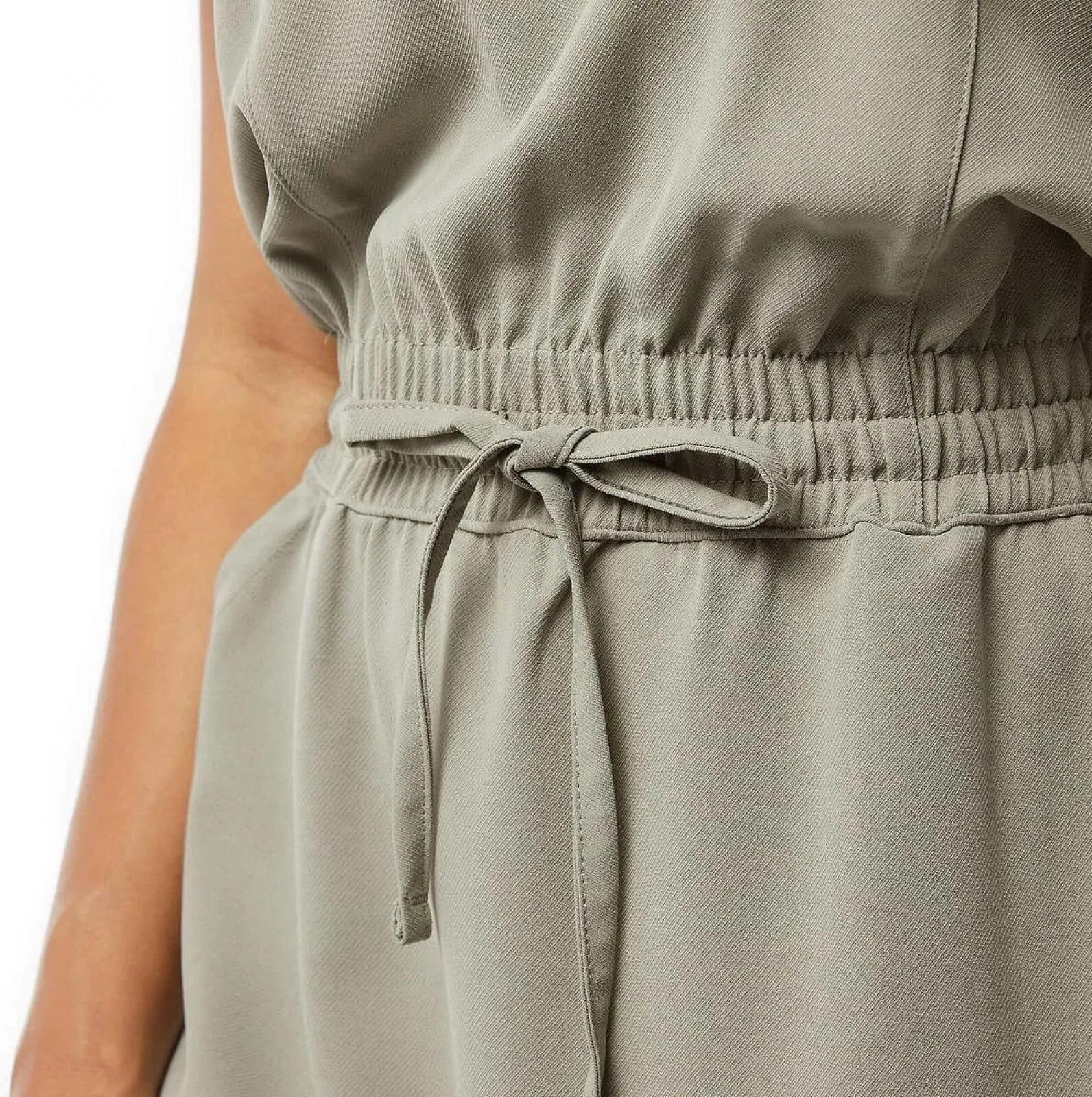 32 Degrees Womens Ladies' Soft Twill Drawstring Dress 1748960 Shadow Green 2XL