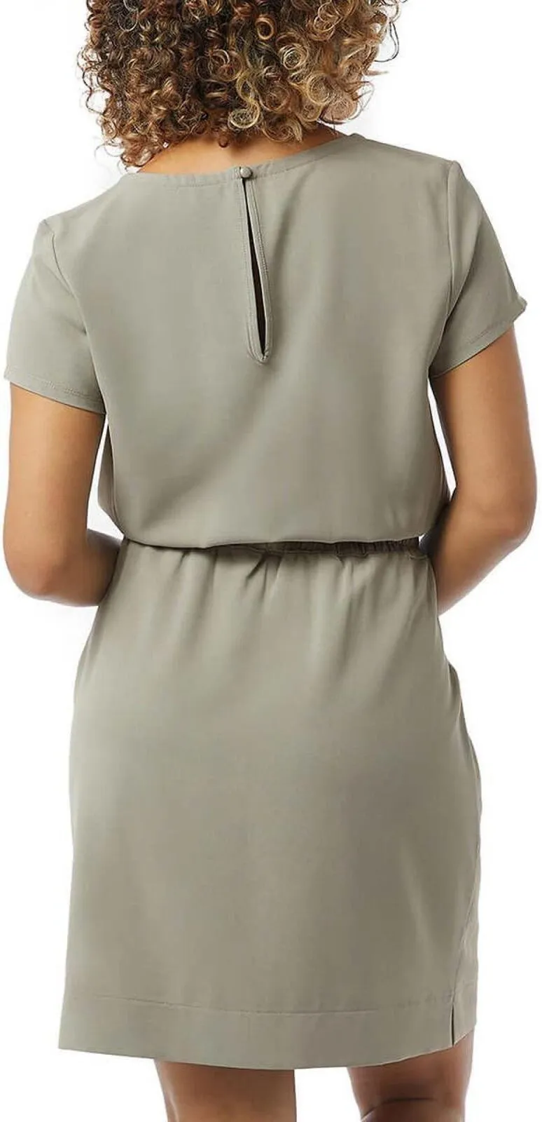 32 Degrees Womens Ladies' Soft Twill Drawstring Dress 1748960 Shadow Green 2XL