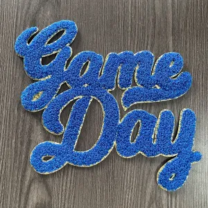 3Blues Designs |   ROYAL BLUE Game Day Iron-on Patch