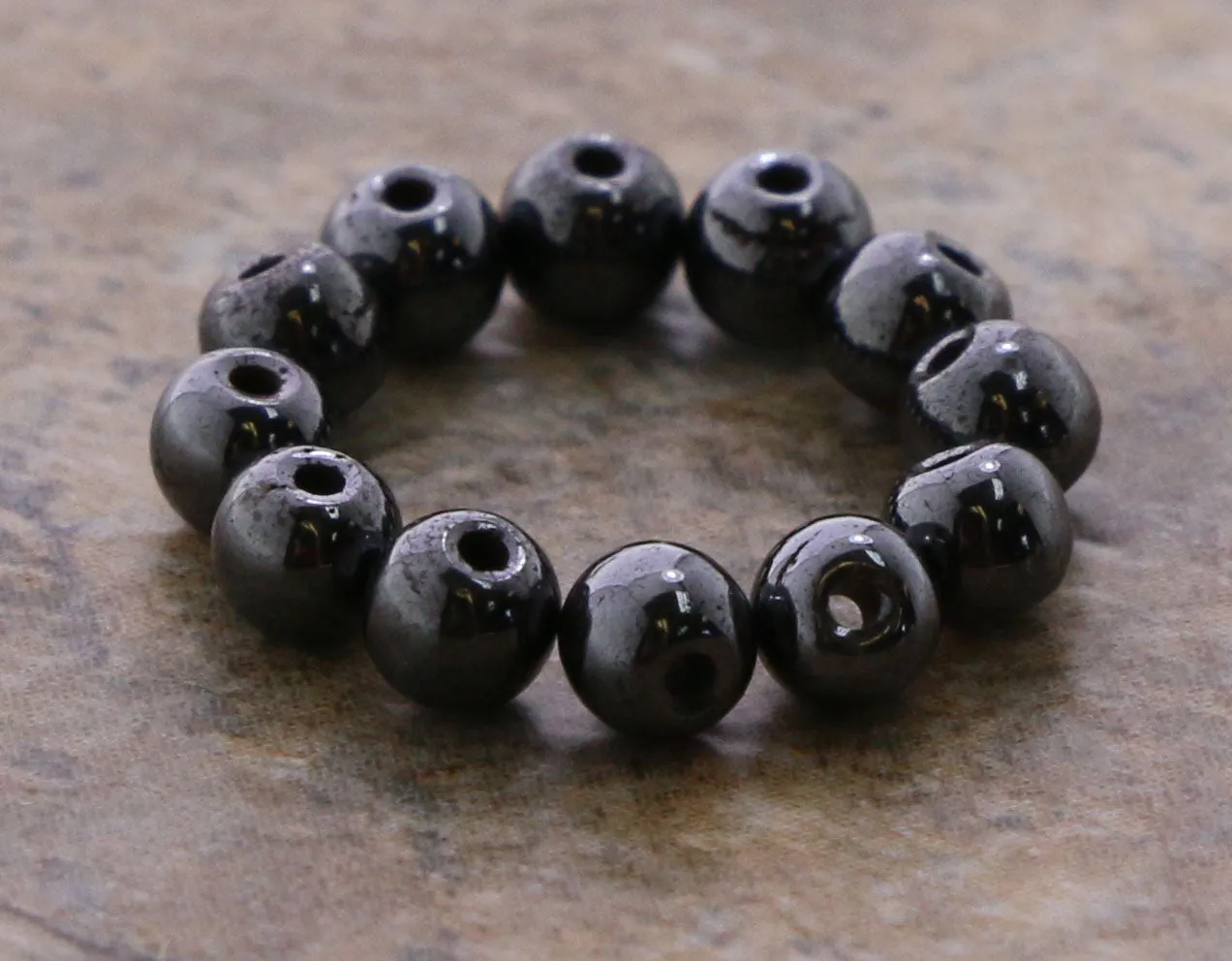 3mm Magnetic Hematite Round Mh67