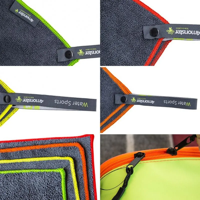 4 monster - Water Sports Microfiber Towel 4 In 1 Set ( 60X120 CM )