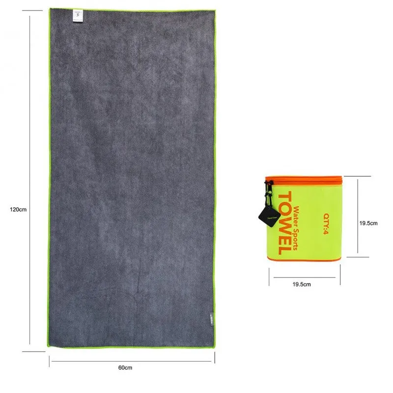 4 monster - Water Sports Microfiber Towel 4 In 1 Set ( 60X120 CM )