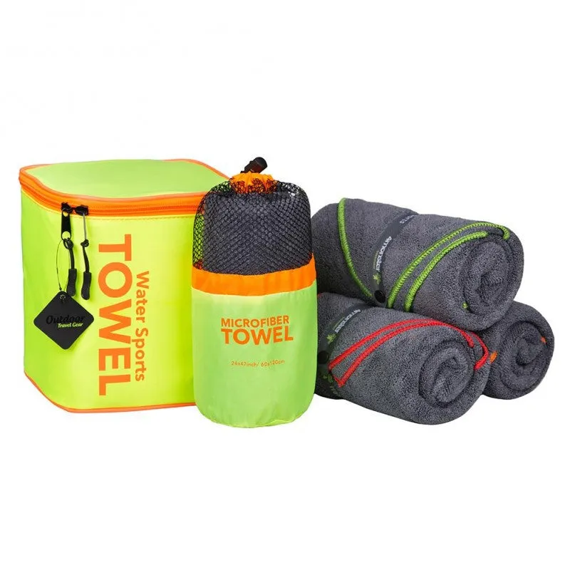 4 monster - Water Sports Microfiber Towel 4 In 1 Set ( 60X120 CM )