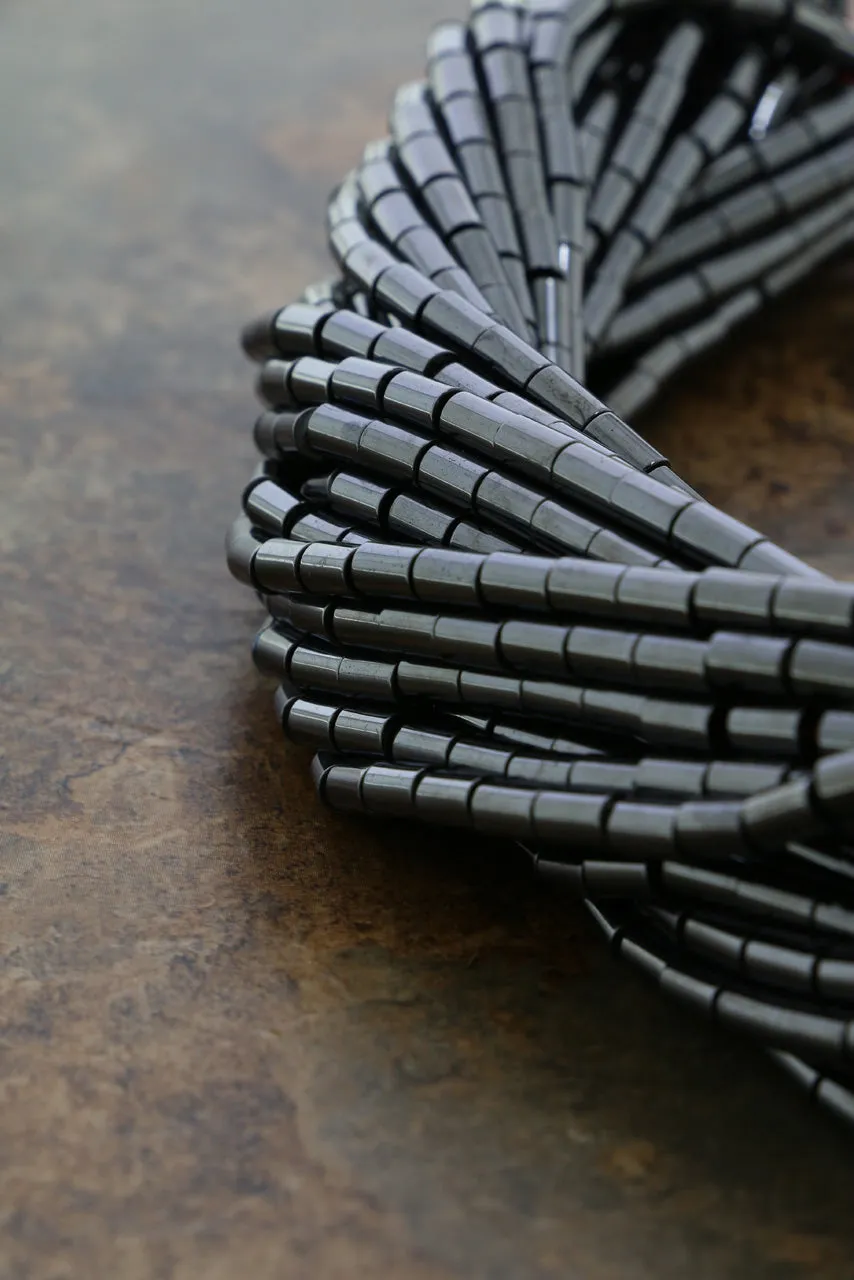 4X6mm Magnetic Hematite Tube Mh08
