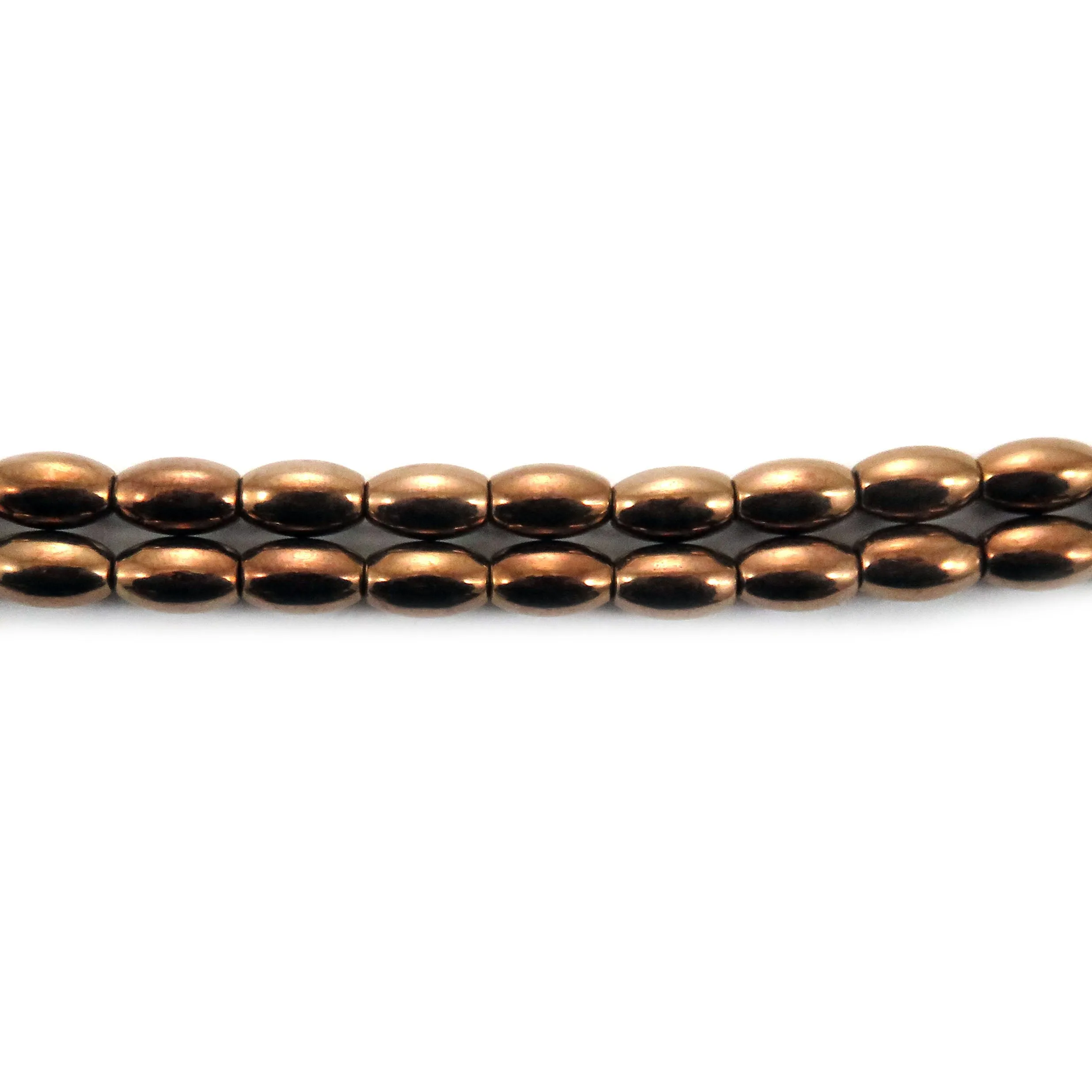 5x8mm Rice Copper Magnetic Hematite MH76