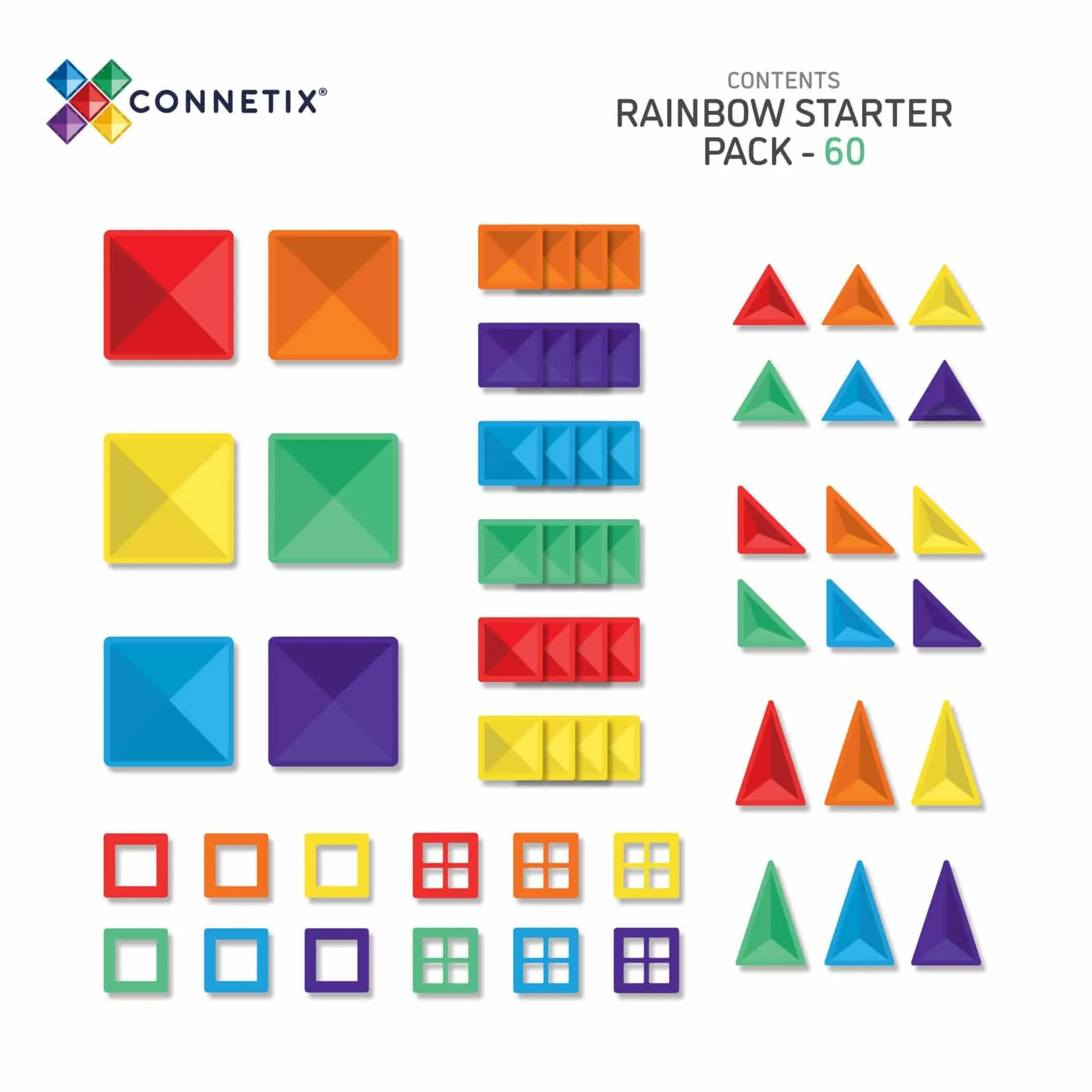 60 Piece Starter Pack Rainbow - 3  (due March)