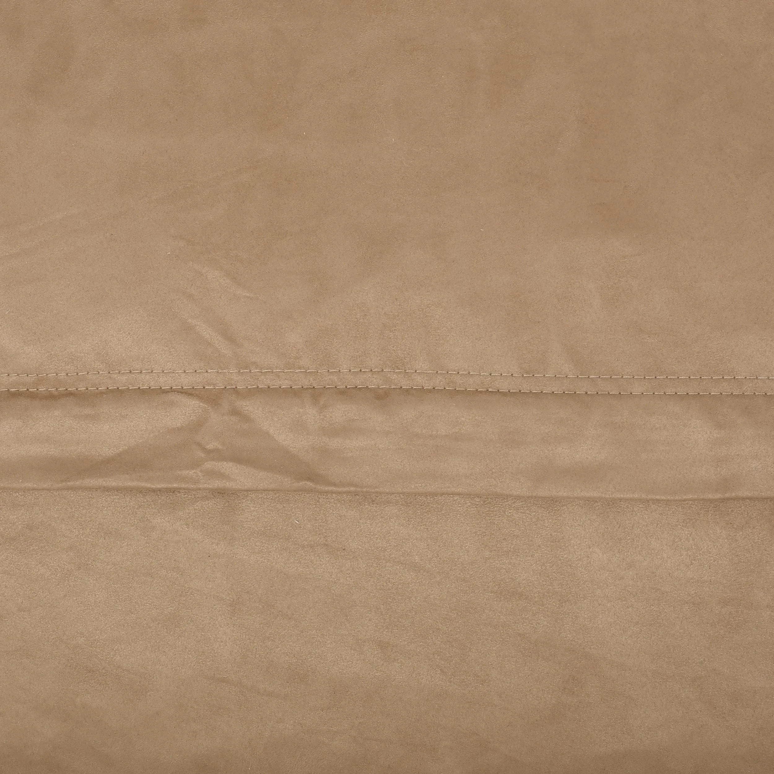 6.5 Foot Microfiber Cylindrical Bean Bag Beige Modern