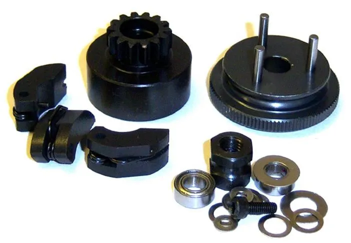 81020 RC 14 Tooth 14T Teeth Clutch Bell Housing 3 Shoe Flywheel with Washers Kit