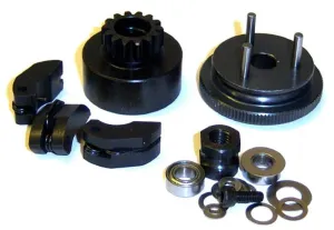 81020 RC 14 Tooth 14T Teeth Clutch Bell Housing 3 Shoe Flywheel with Washers Kit