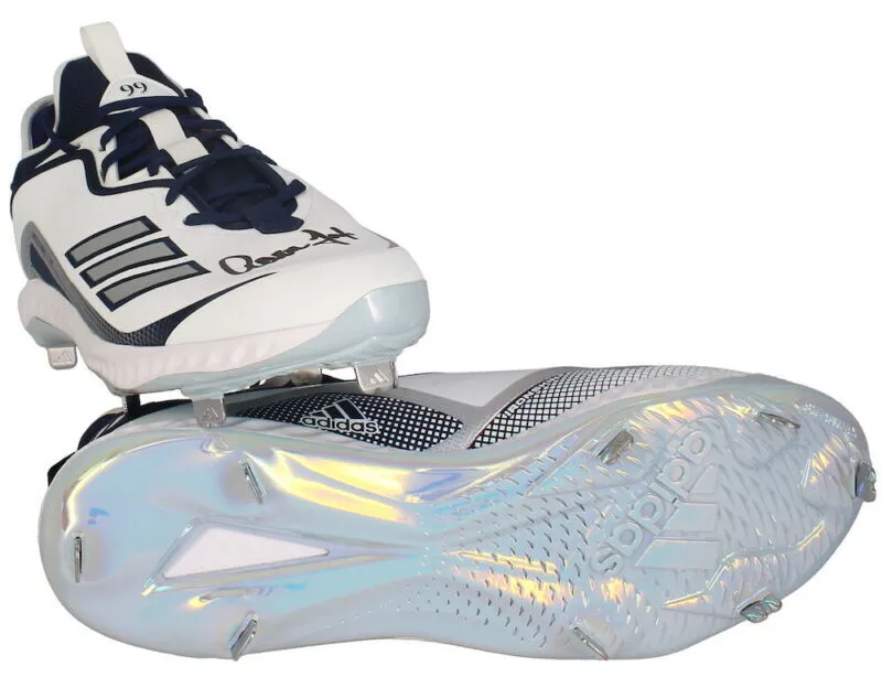 Aaron Judge Autographed "Player Issued 2021" Blue / White Adidas Cleats Fanatics