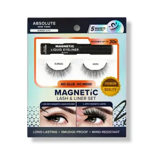 Absolute N.Y. Magnetic Lash & Liner Set (Aura)