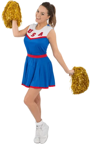Adult American Cheerleader Costume