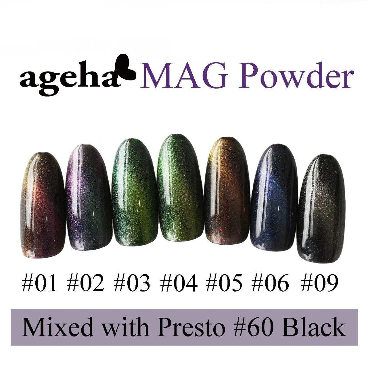 Ageha Magnetic powder & wand/stick