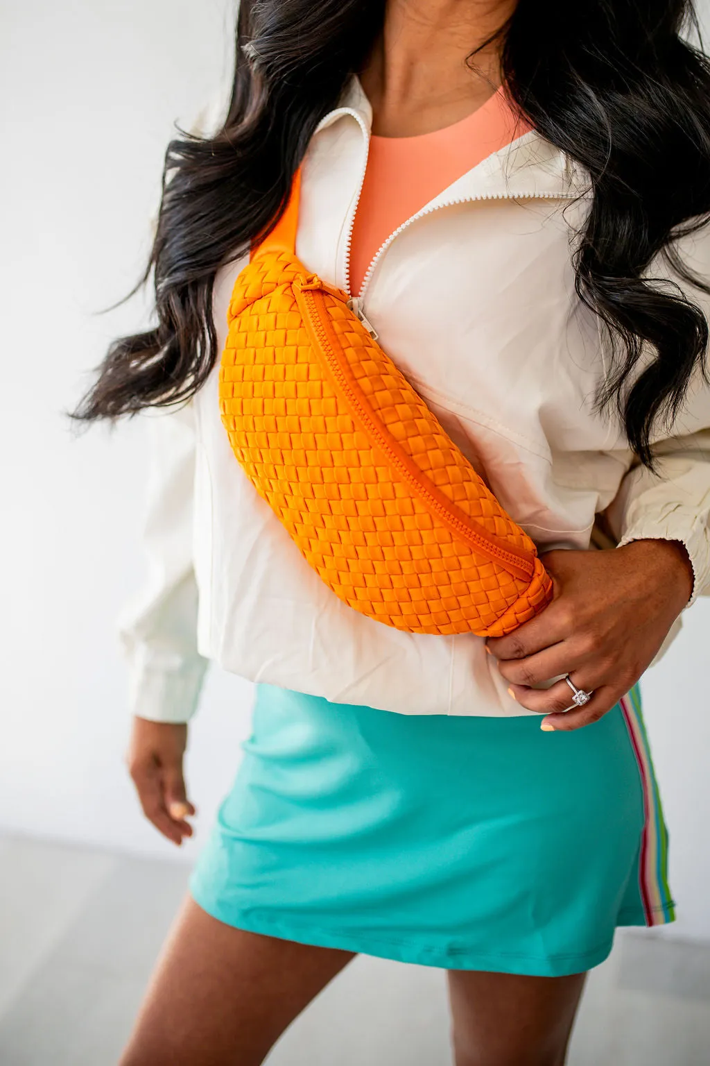 Aim High Woven Belt Bag