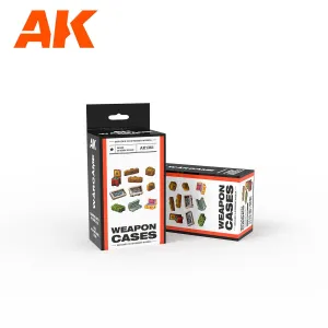 AK Interactive Wargame & Diorama Scenography Objects 30-35mm - Weapon Cases
