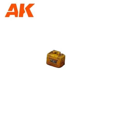 AK Interactive Wargame & Diorama Scenography Objects 30-35mm - Weapon Cases