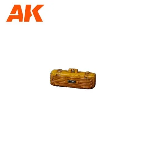 AK Interactive Wargame & Diorama Scenography Objects 30-35mm - Weapon Cases