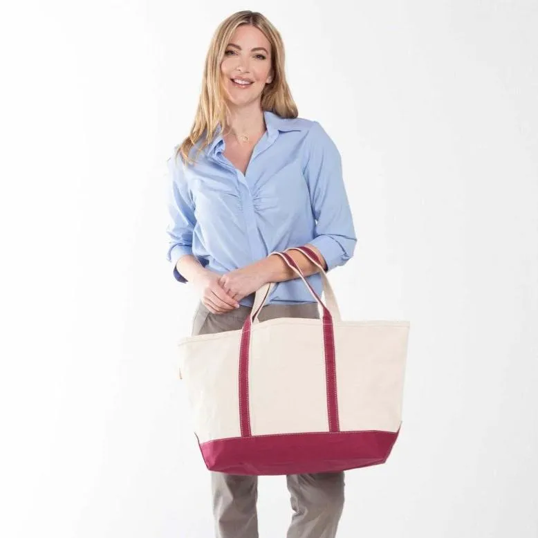 Alpha Phi Omega Large Canvas Tote Bag