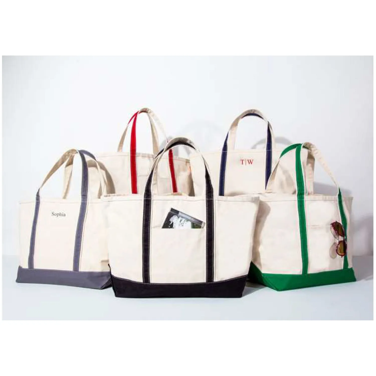 Alpha Phi Omega Large Canvas Tote Bag