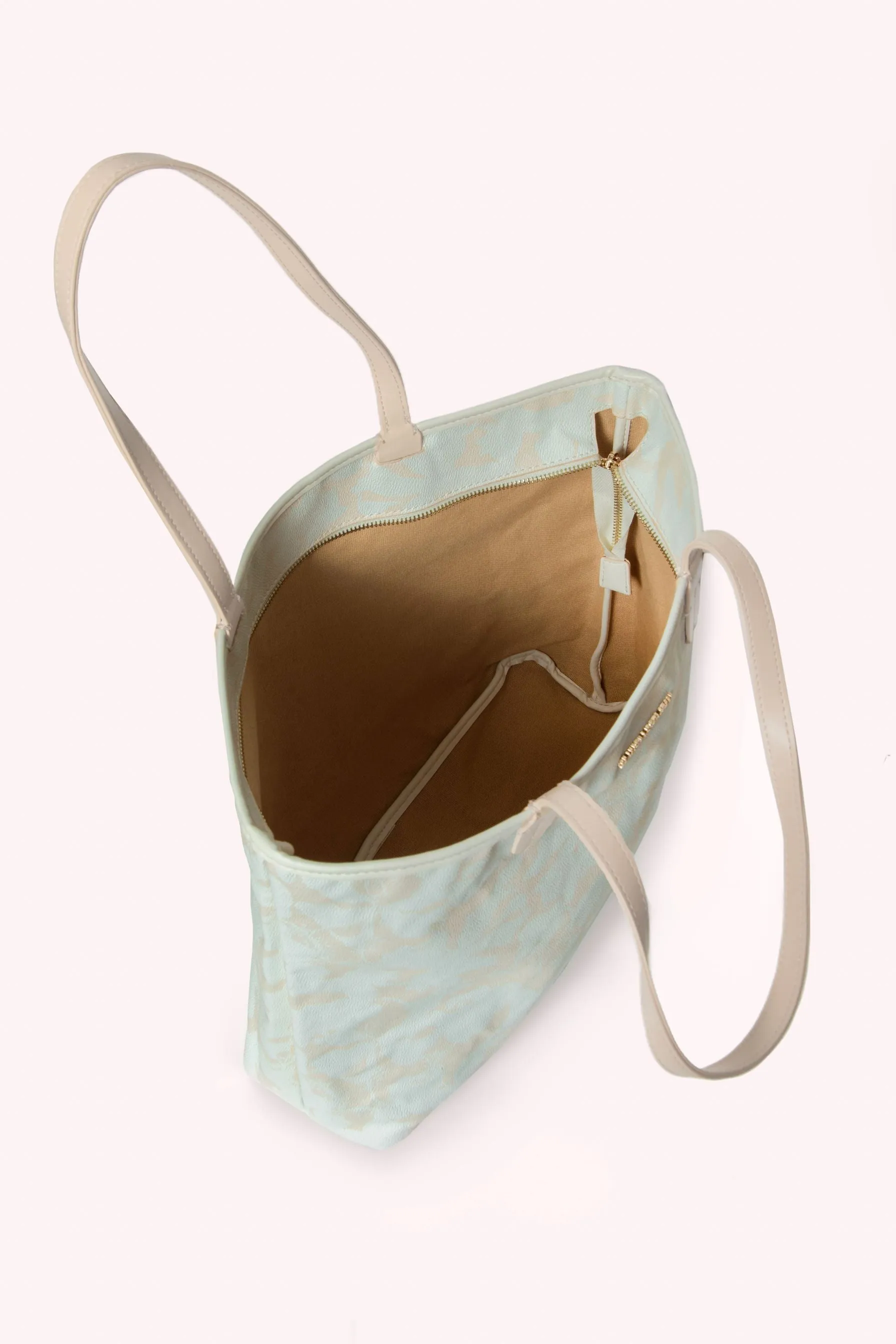 AM TOTE- NUDE HIBISCUS