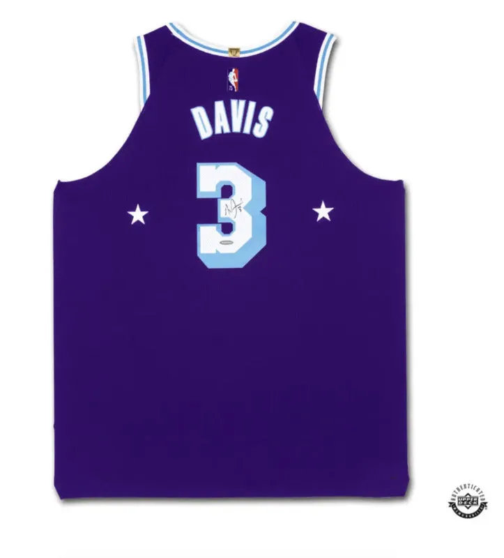 Anthony Davis Autographed 21-22 LA Lakers Mixtape Ed Authentic Nike Jersey UDA