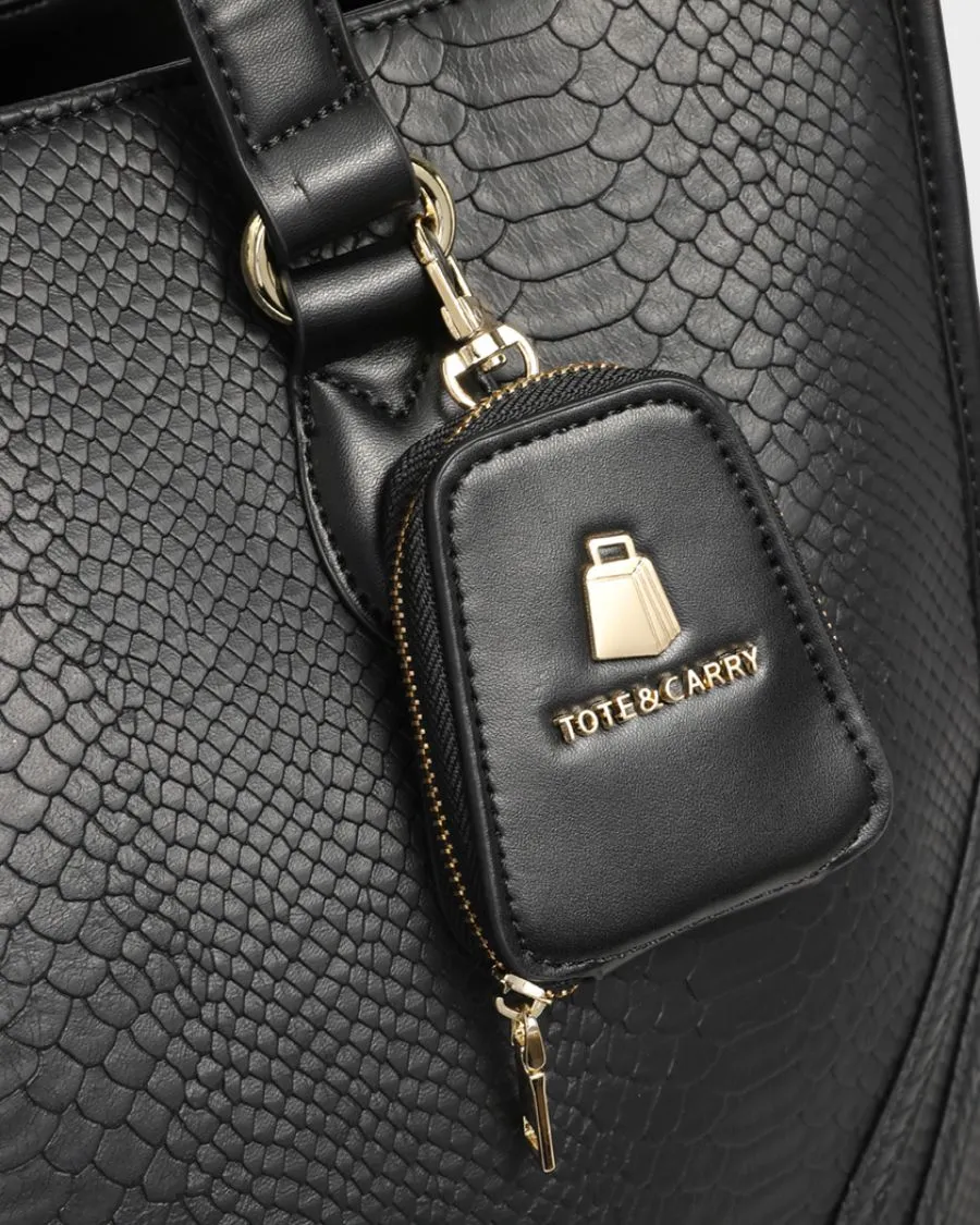 Apollo 1 Tote Bag in Black