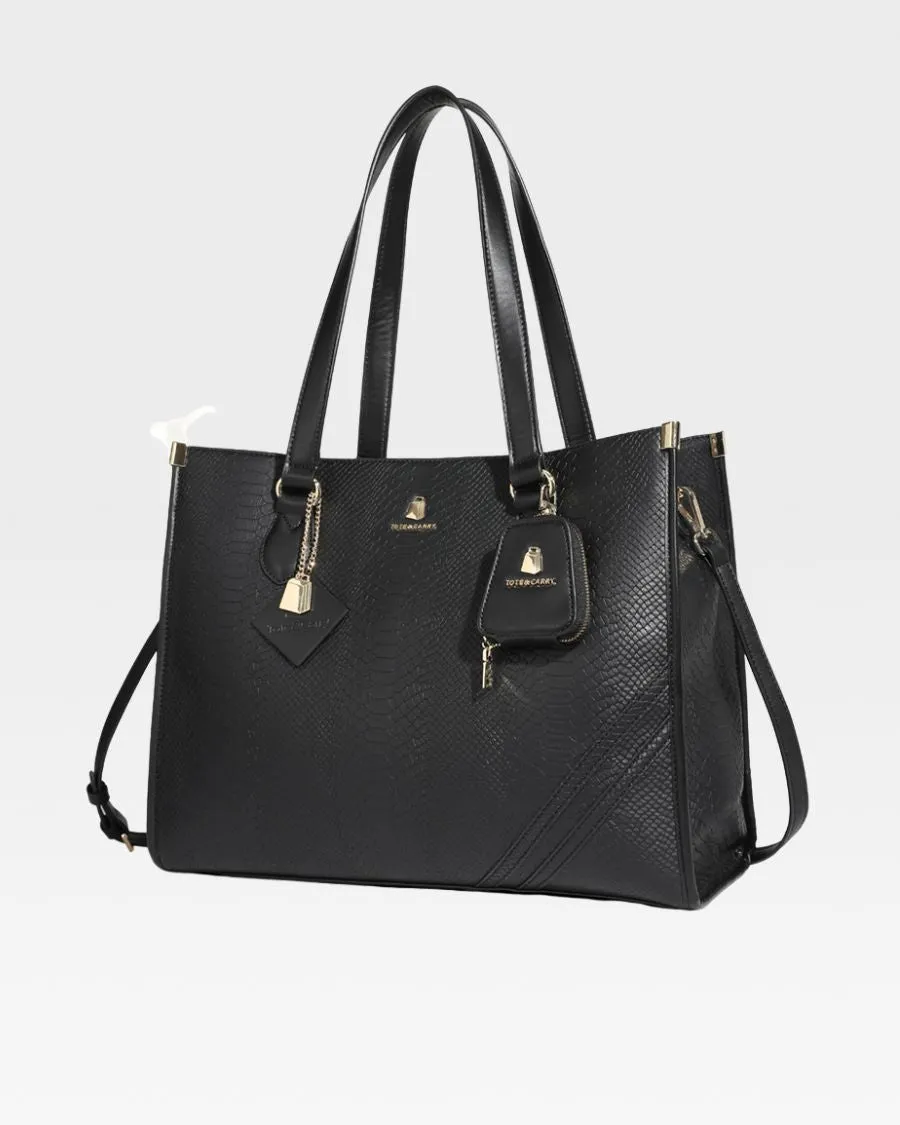 Apollo 1 Tote Bag in Black