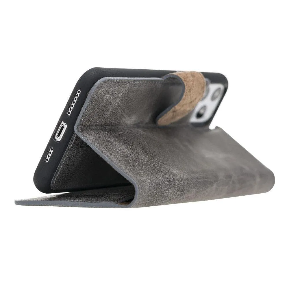 Apple iPhone 11 Series Detachable Leather Wallet Case - MW