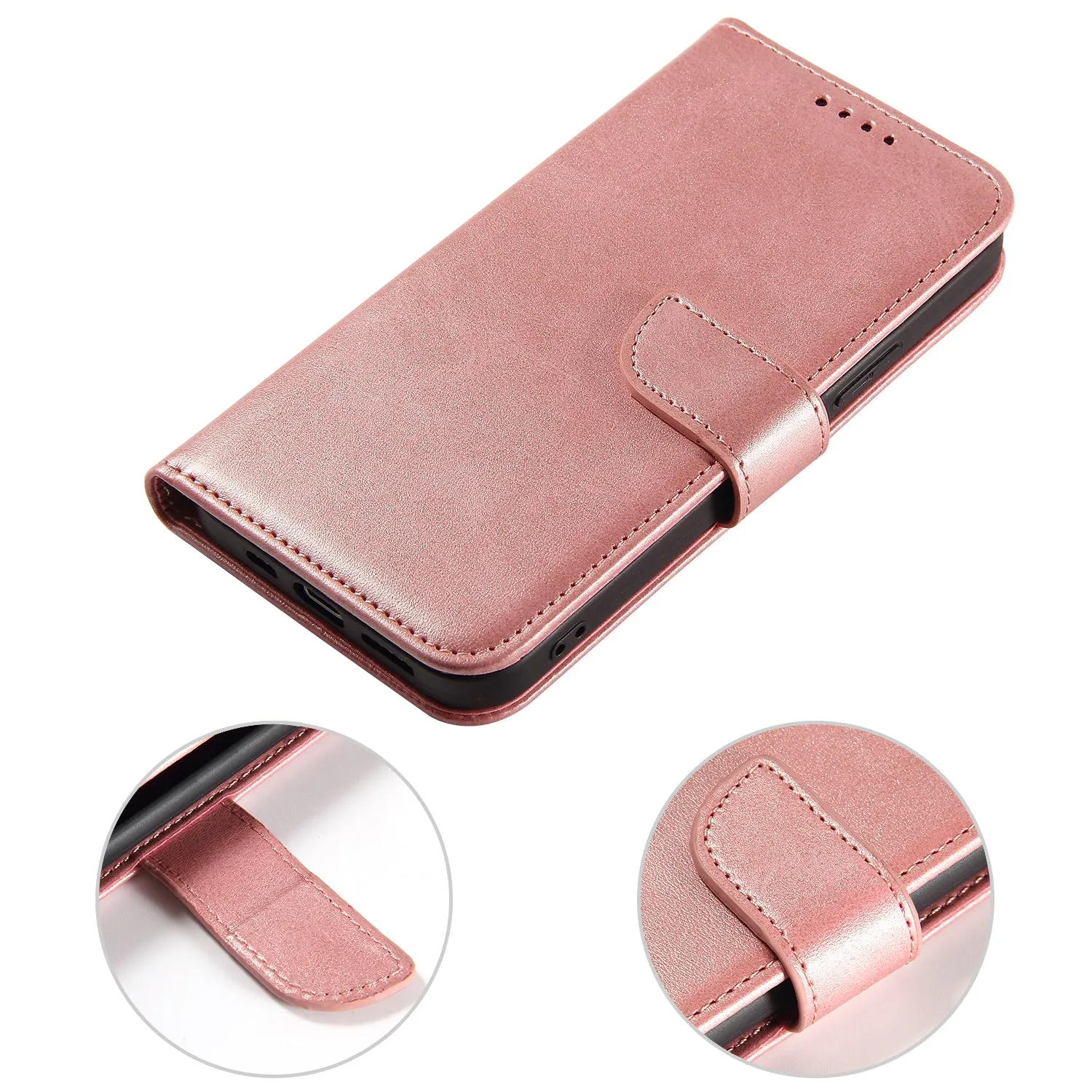 Apple iPhone 12 Mini Pro Max Magnetic Leather Wallet Case
