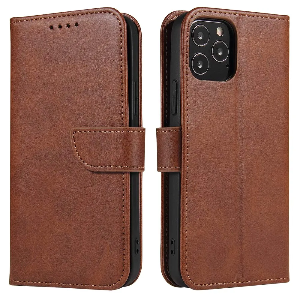 Apple iPhone 12 Mini Pro Max Magnetic Leather Wallet Case