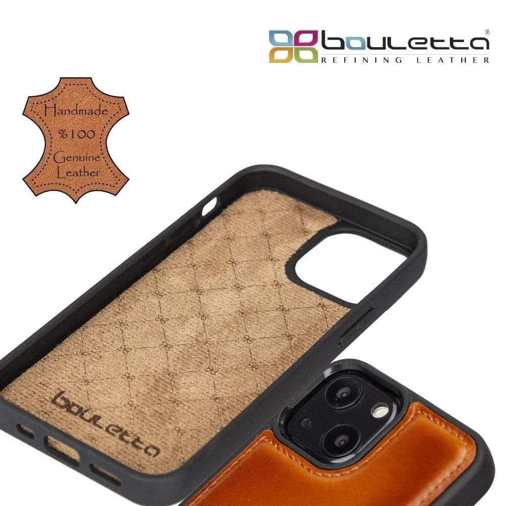 Apple iPhone 13 Series Leather Case with Flexible Back Cover