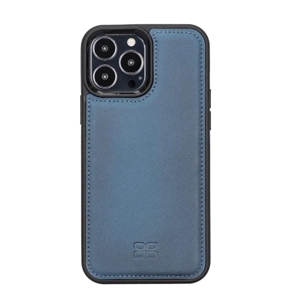 Apple iPhone 13 Series Leather Case with Flexible Back Cover